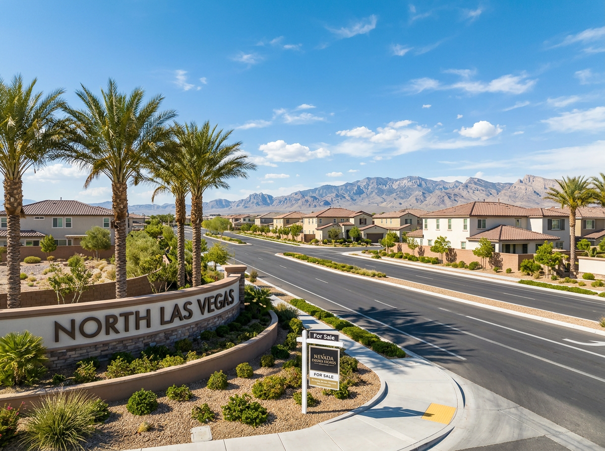 Affordable modern residential development highlighting real estate growth opportunities in North Las Vegas
